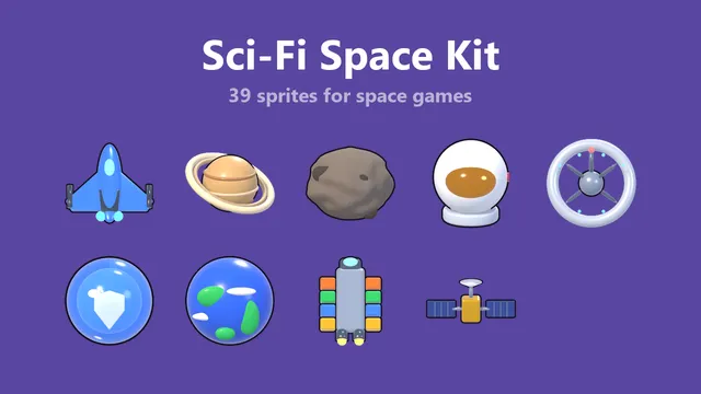 Sci-fi Space Kit: 39 rumskibe og sci-fi dele